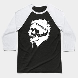 Cranial Vacancy logo white Baseball T-Shirt